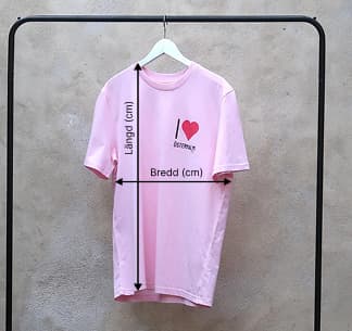 PinShirt-T-paitojen kokotaulukko