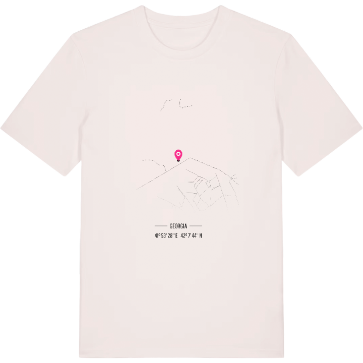 ლესის მიწები kort T-shirt – t-shirt fra PinShirt