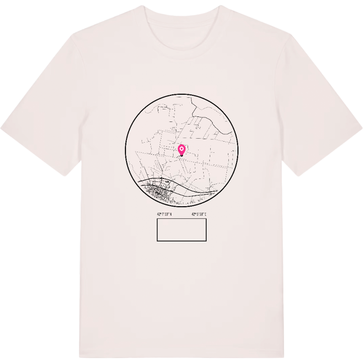 აცანის მიწები T-shirt – t-shirt fra PinShirt