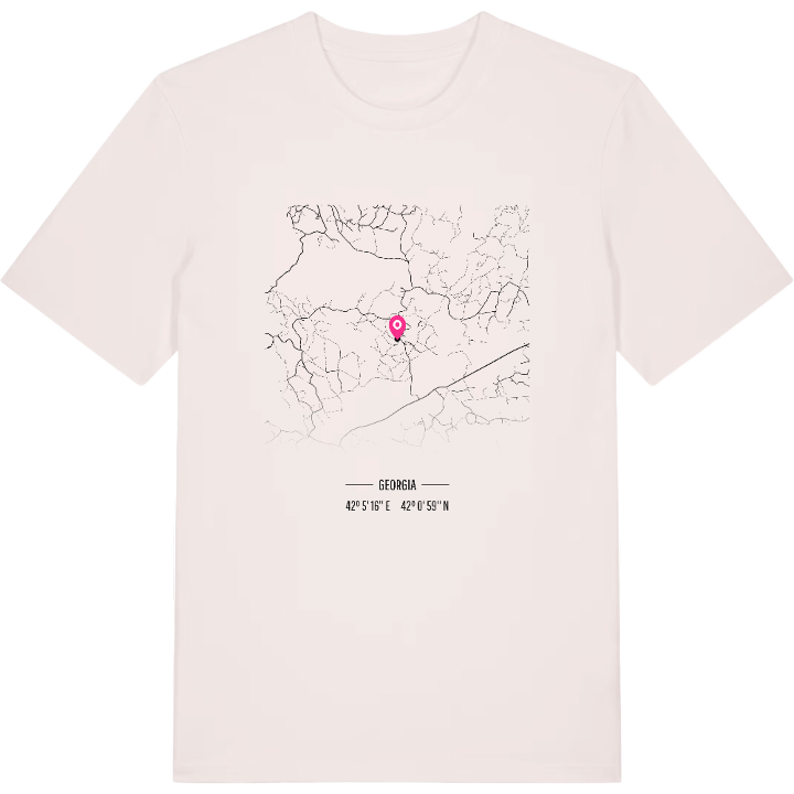ქვემო აკეთი kort T-shirt – t-shirt fra PinShirt