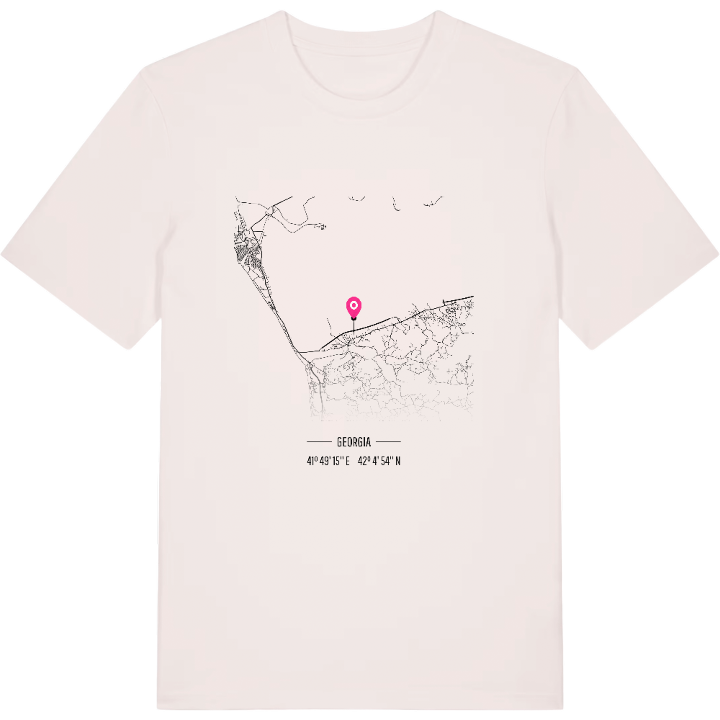 ტყის ფონდის მიწები kort T-shirt – t-shirt fra PinShirt