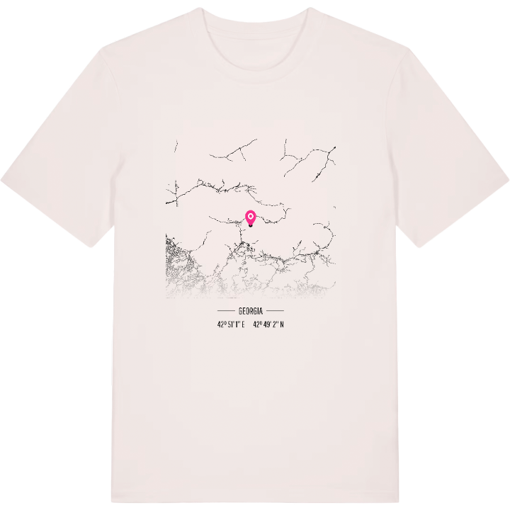 ლენტეხის მუნიციპალიტეტი kort T-shirt – t-shirt fra PinShirt