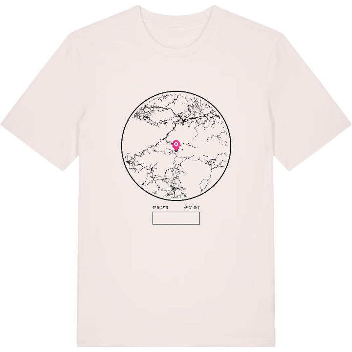 ბორჯომის მუნიციპალიტეტი T-shirt – t-shirt fra PinShirt