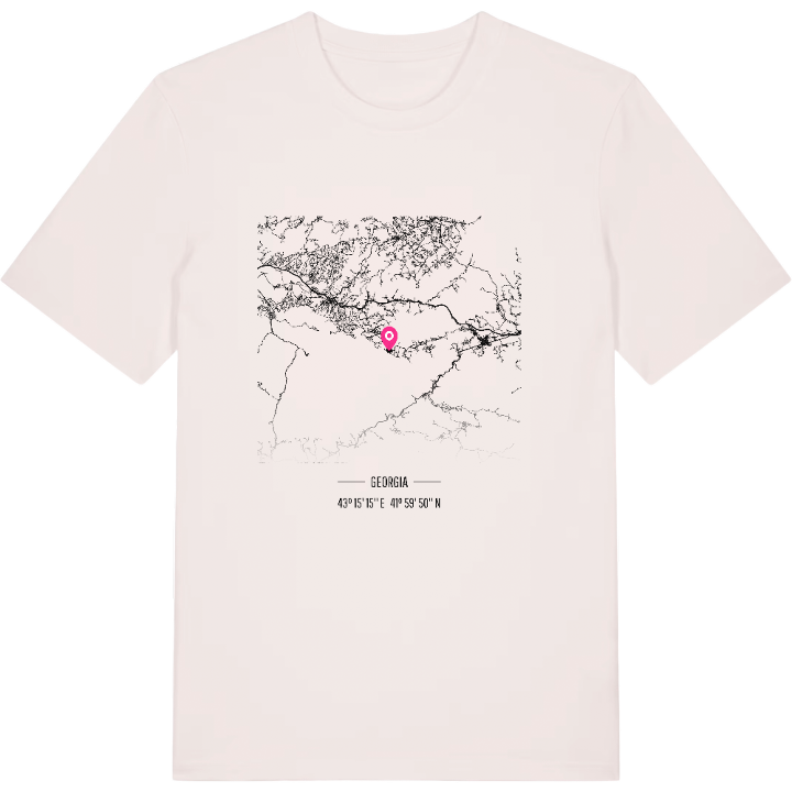ხარაგაულის მუნიციპალიტეტი kort T-shirt – t-shirt fra PinShirt