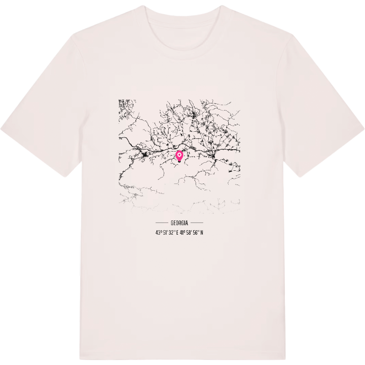 ქარელის მუნიციპალიტეტი kort T-shirt – t-shirt fra PinShirt