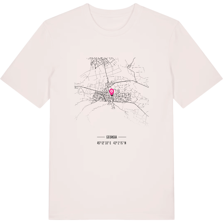ახმეტა kort T-shirt – t-shirt fra PinShirt