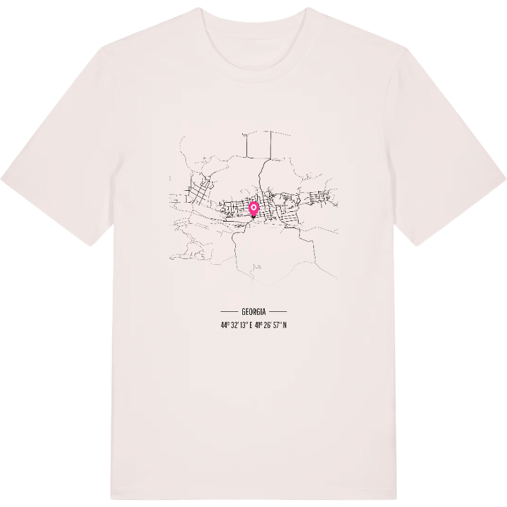 ბოლნისი kort T-shirt – t-shirt fra PinShirt