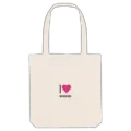 Jeg elsker კაზრეთი mulepose lille tryk