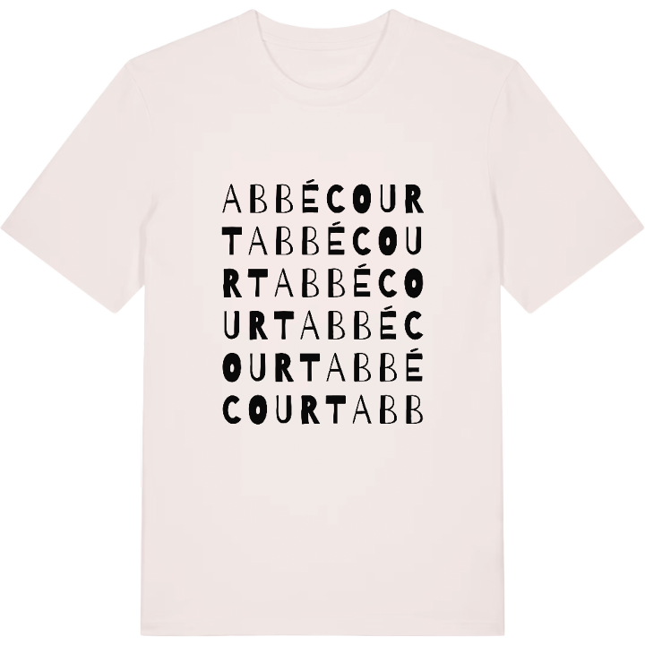 Abbécourt ordleg T-shirt – t-shirt fra PinShirt