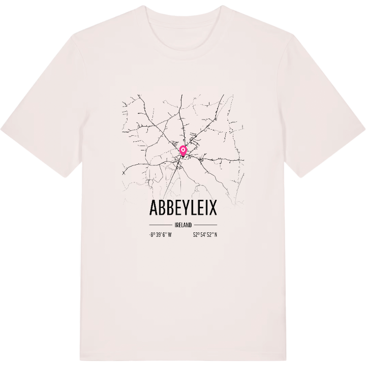 Abbeyleix kort T-shirt – t-shirt fra PinShirt