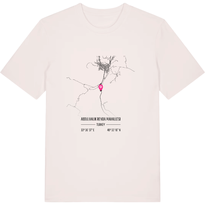 Abdulhalik Renda Mahallesi kort t-shirt – t-shirt fra PinShirt