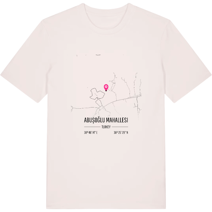 Abuşoğlu Mahallesi kort T-shirt – t-shirt fra PinShirt
