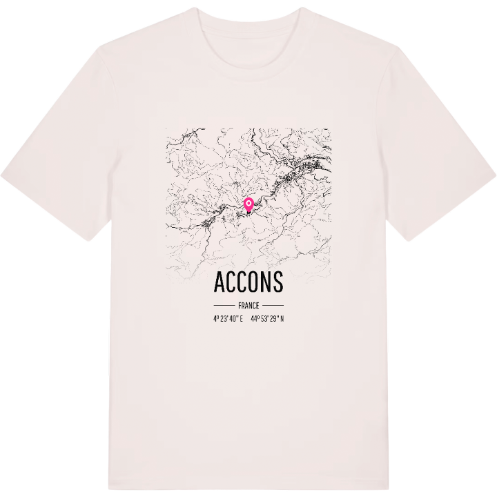 Accons kort T-shirt – t-shirt fra PinShirt