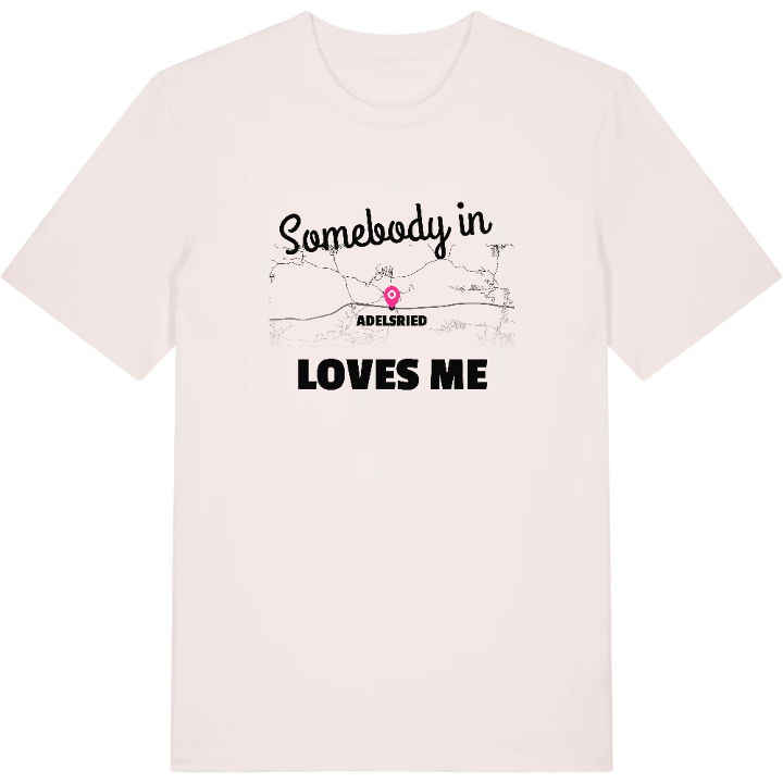 Nogen i Adelsried elsker mig T-shirt – t-shirt fra PinShirt