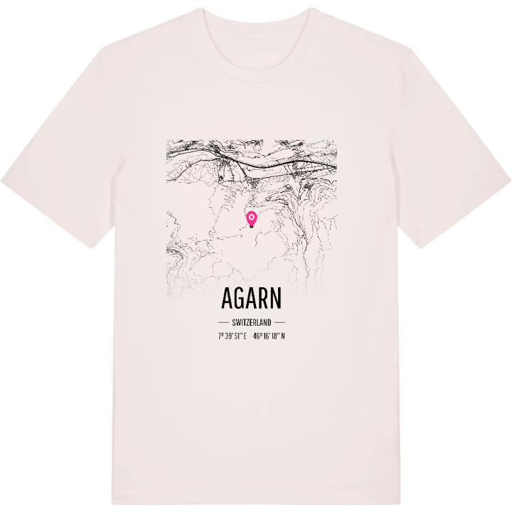 Agarn kort T-shirt – t-shirt fra PinShirt