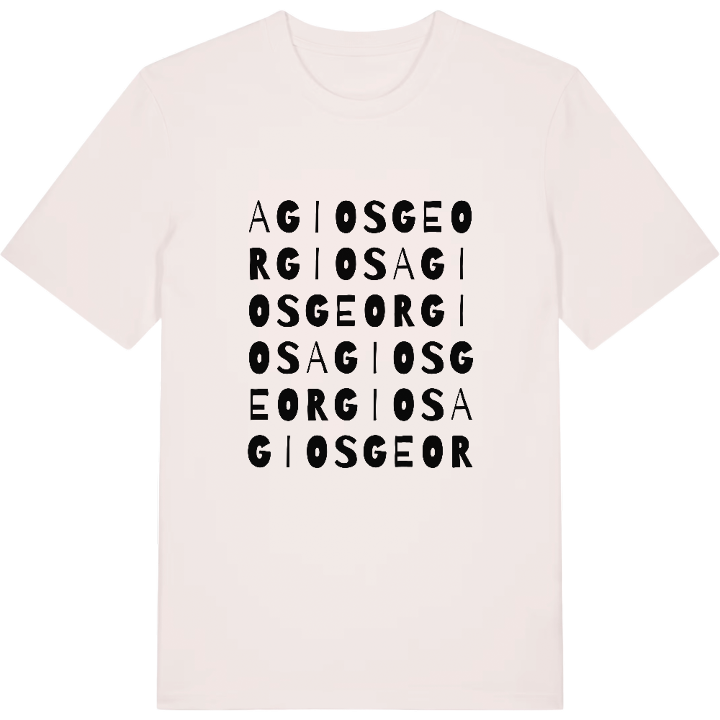 Agios Georgios ordleg T-shirt – t-shirt fra PinShirt