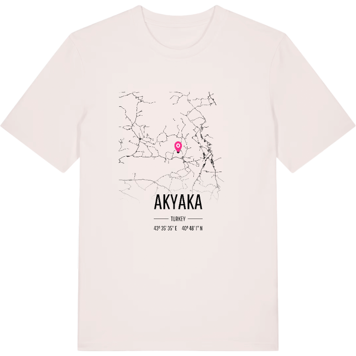 Akyaka kort T-shirt – t-shirt fra PinShirt