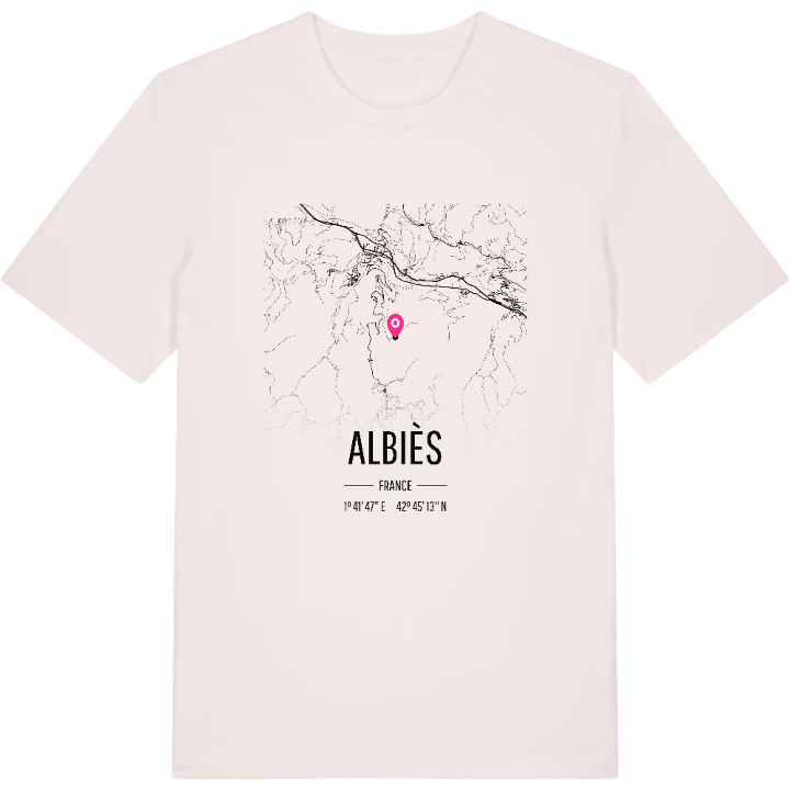 Albiès kort T-shirt – t-shirt fra PinShirt