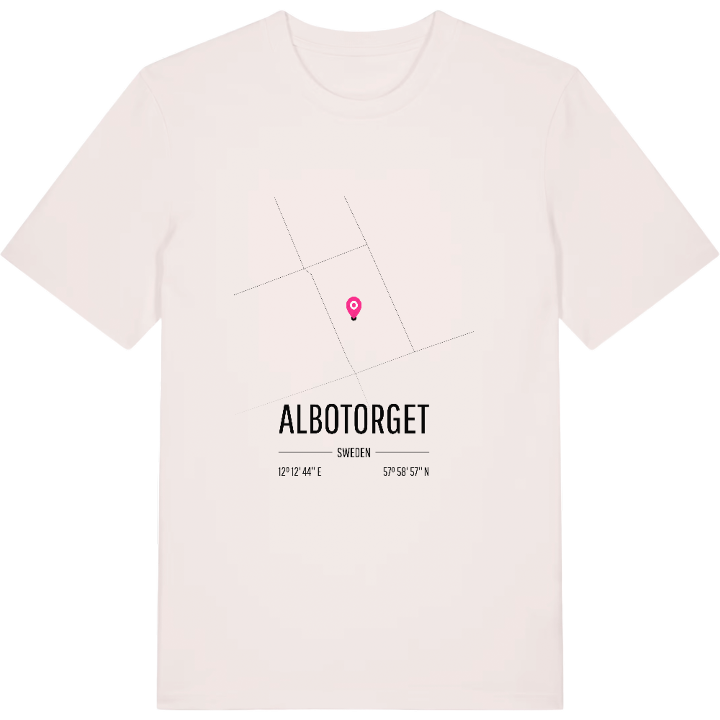 Albotorget kort T-shirt – t-shirt fra PinShirt