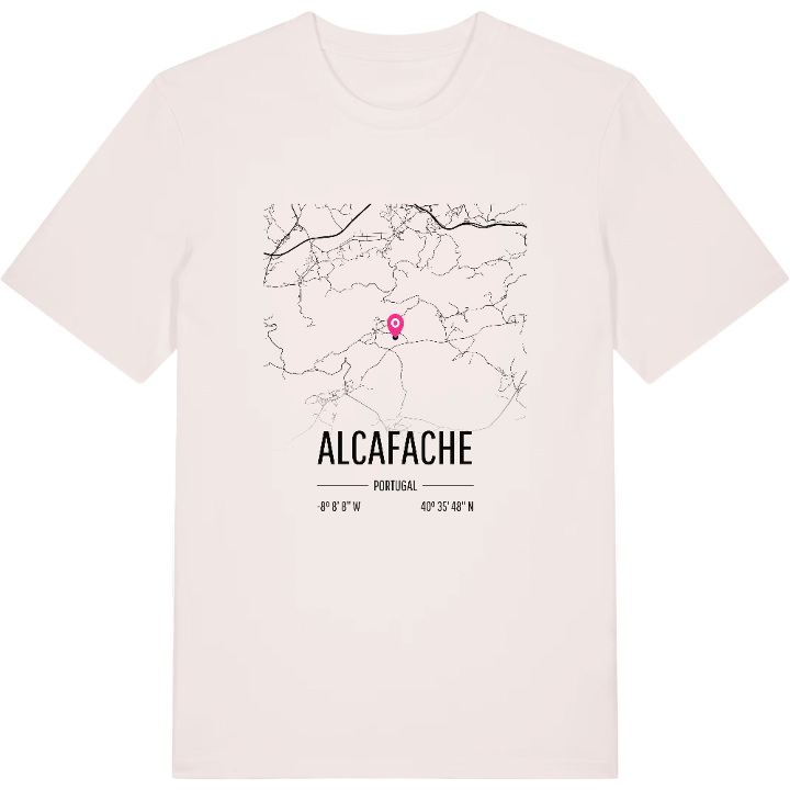 Alcafache kort T-shirt – t-shirt fra PinShirt
