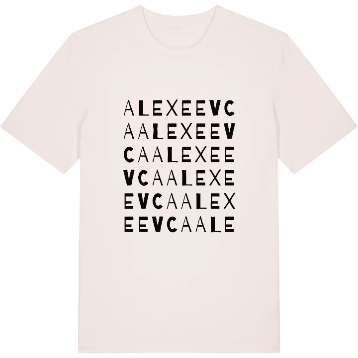 Alexeevca ordleg T-shirt – t-shirt fra PinShirt