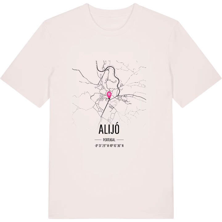 Alijó kort T-shirt – t-shirt fra PinShirt
