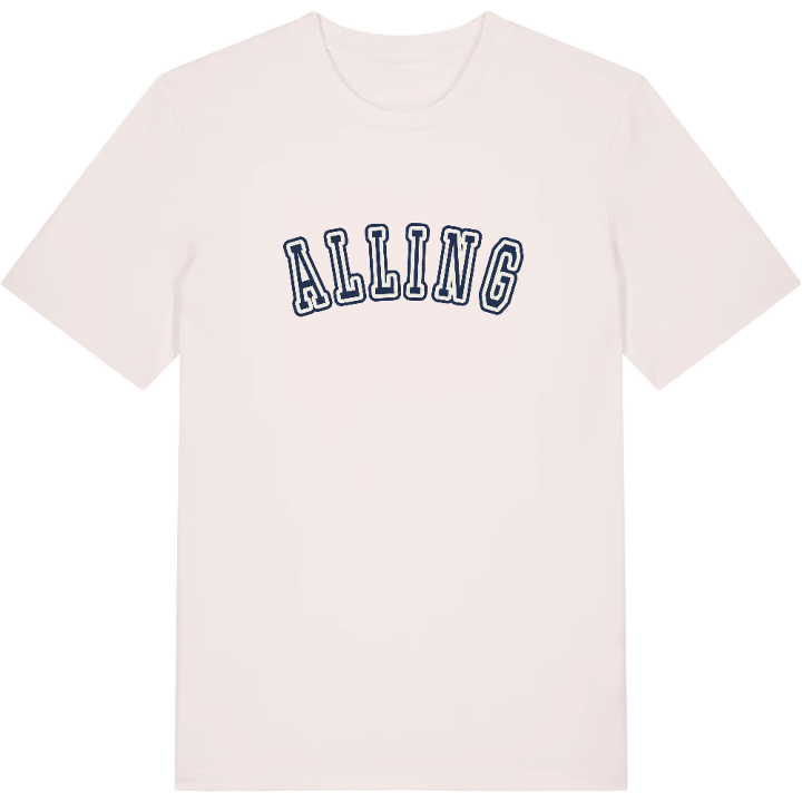 Alling college T-shirt – t-shirt fra PinShirt