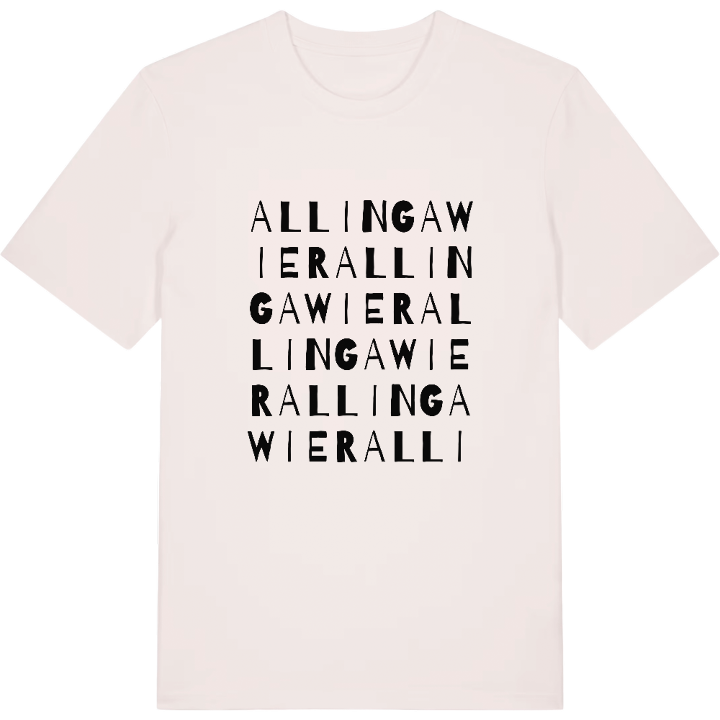 Allingawier ordleg T-shirt – t-shirt fra PinShirt