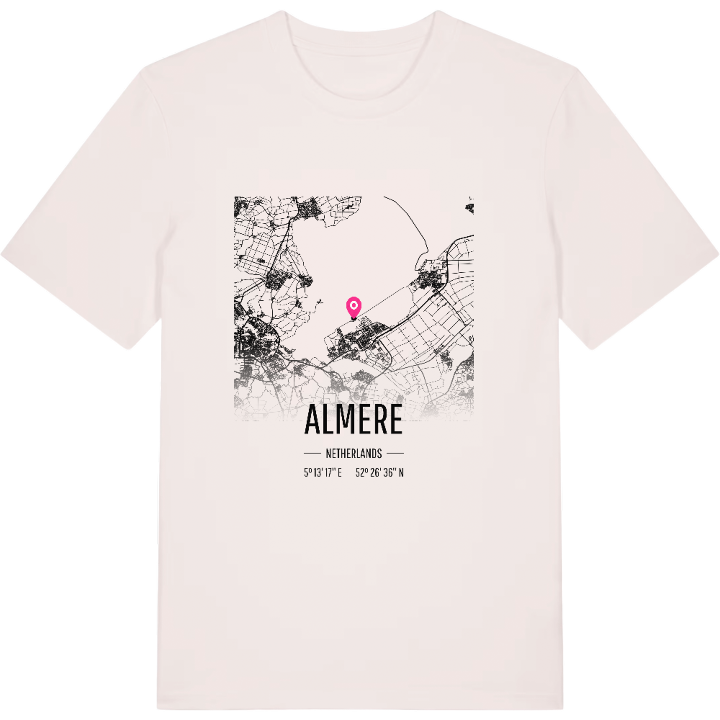 Almere kort T-shirt – t-shirt fra PinShirt
