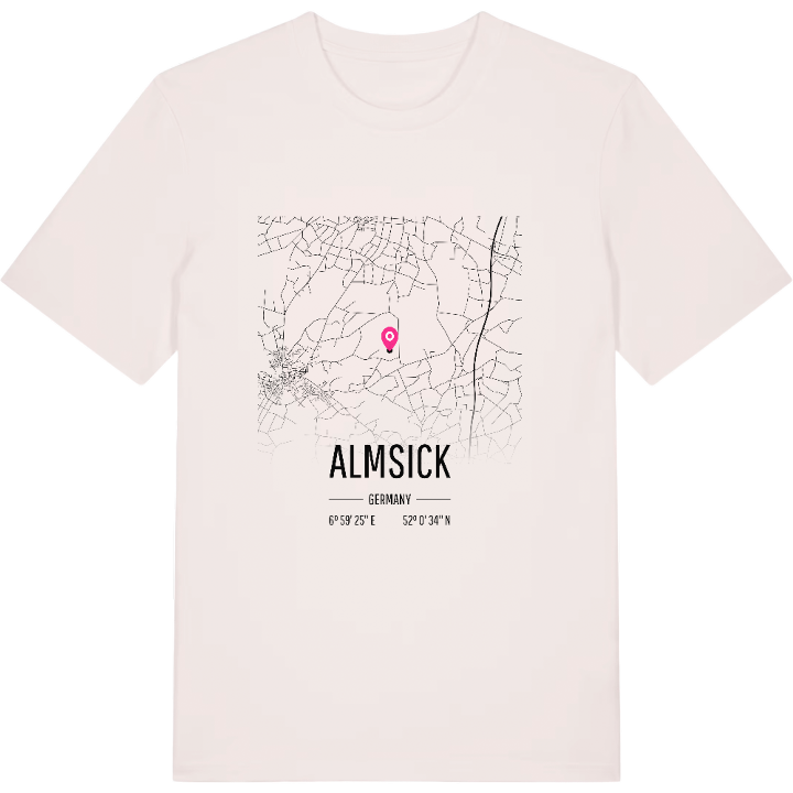 Almsick kort T-shirt – t-shirt fra PinShirt
