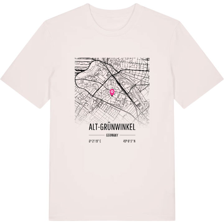 Alt-Grünwinkel kort T-shirt – t-shirt fra PinShirt