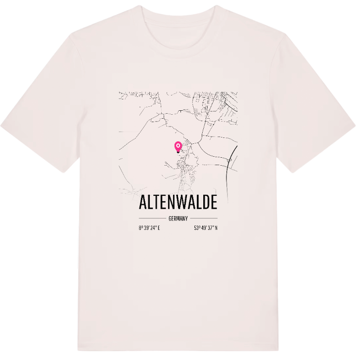 Altenwalde kort T-shirt – t-shirt fra PinShirt
