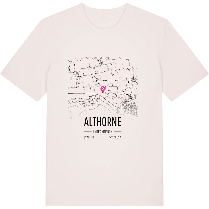 Althorne kort T-shirt – t-shirt fra PinShirt
