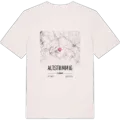 Altstrimmig kort T-shirt