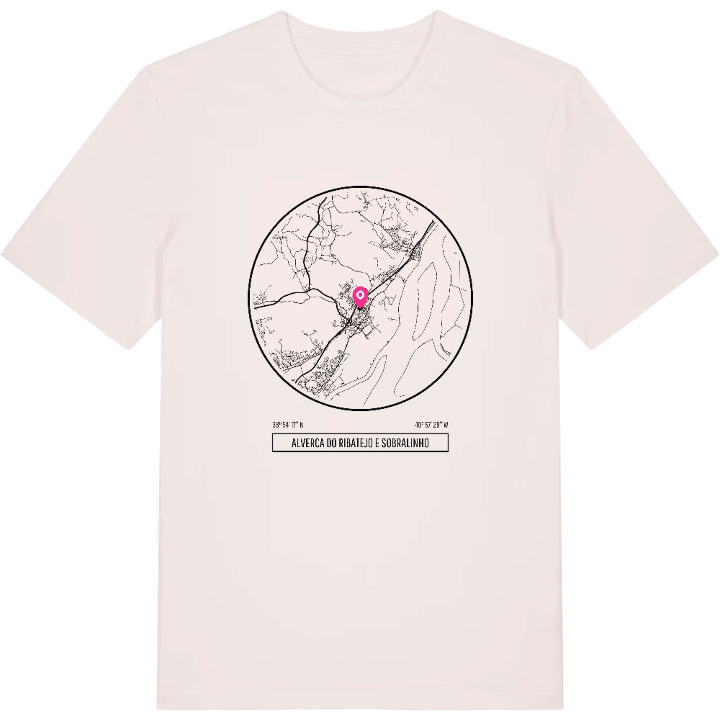 Alverca do Ribatejo e Sobralinho t-shirt – t-shirt fra PinShirt