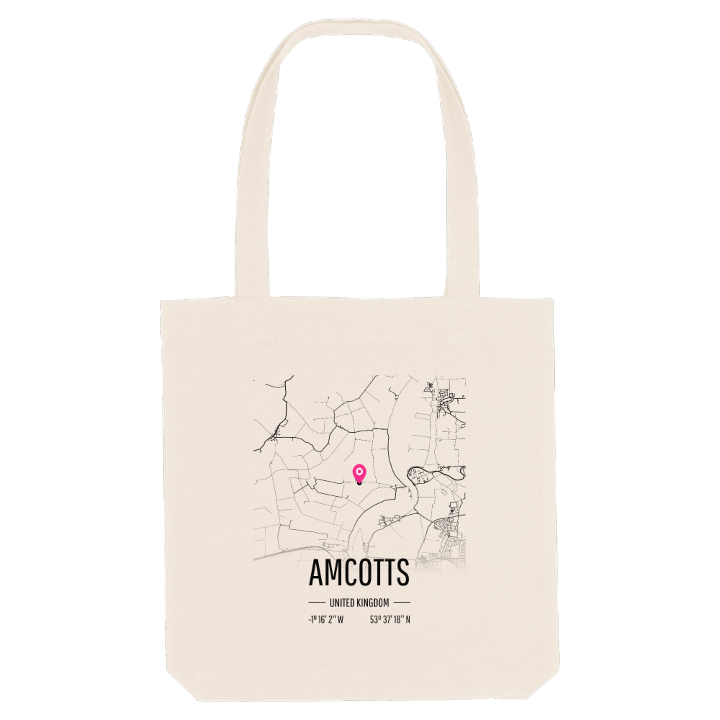 Amcotts kort mulepose – mulepose fra PinShirt