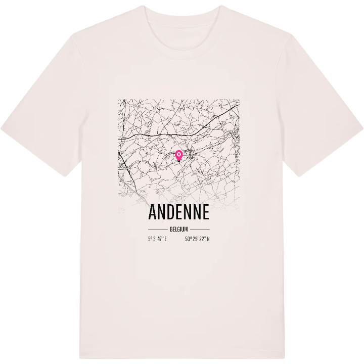 Andenne kort T-shirt – t-shirt fra PinShirt
