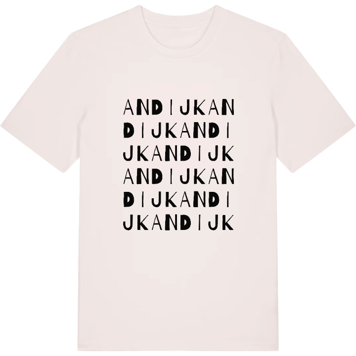 Andijk ordleg T-shirt – t-shirt fra PinShirt