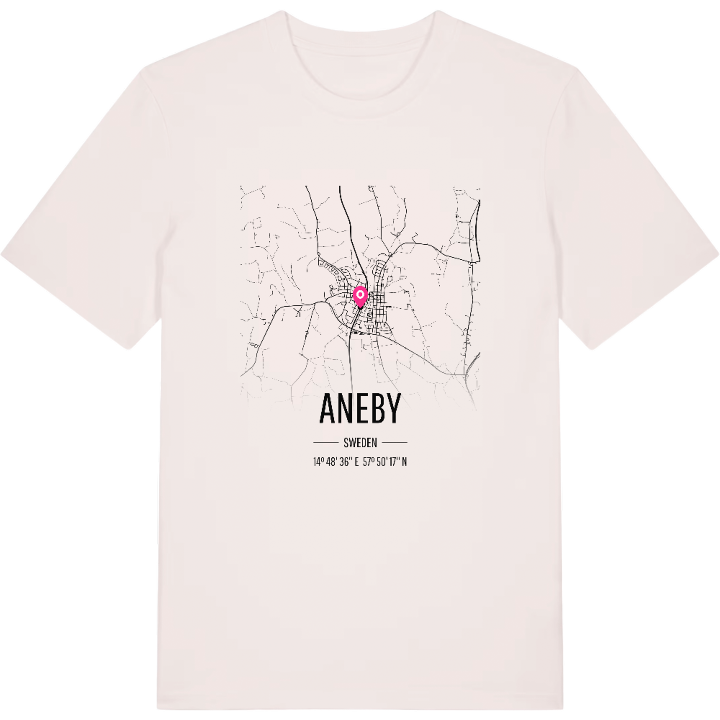 Aneby kort T-shirt – t-shirt fra PinShirt