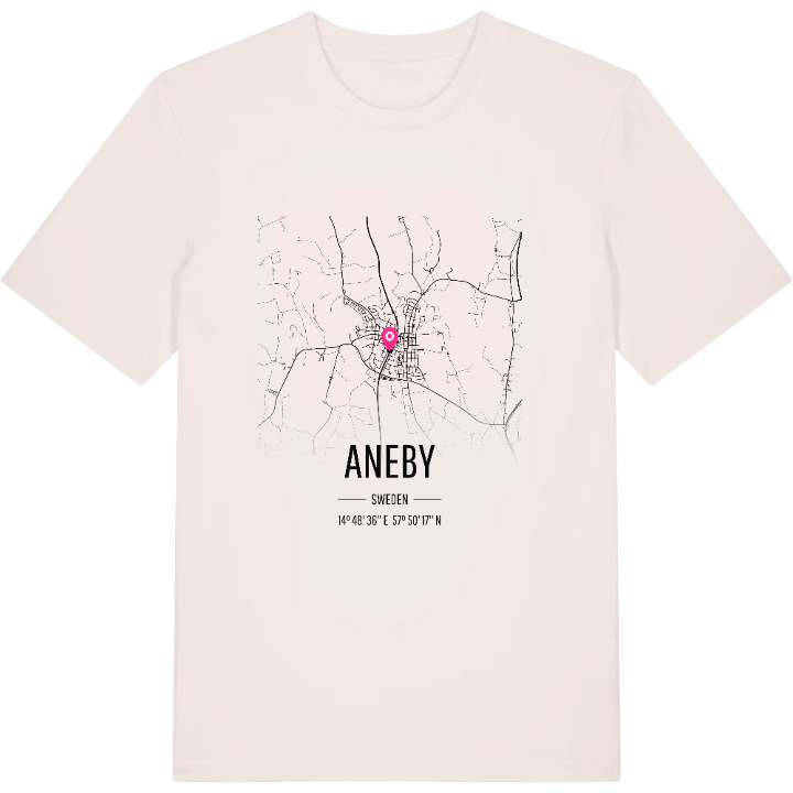 Aneby kort T-shirt – t-shirt fra PinShirt