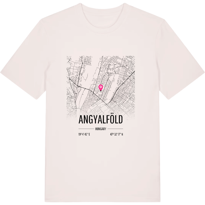 Angyalföld kort T-shirt – t-shirt fra PinShirt