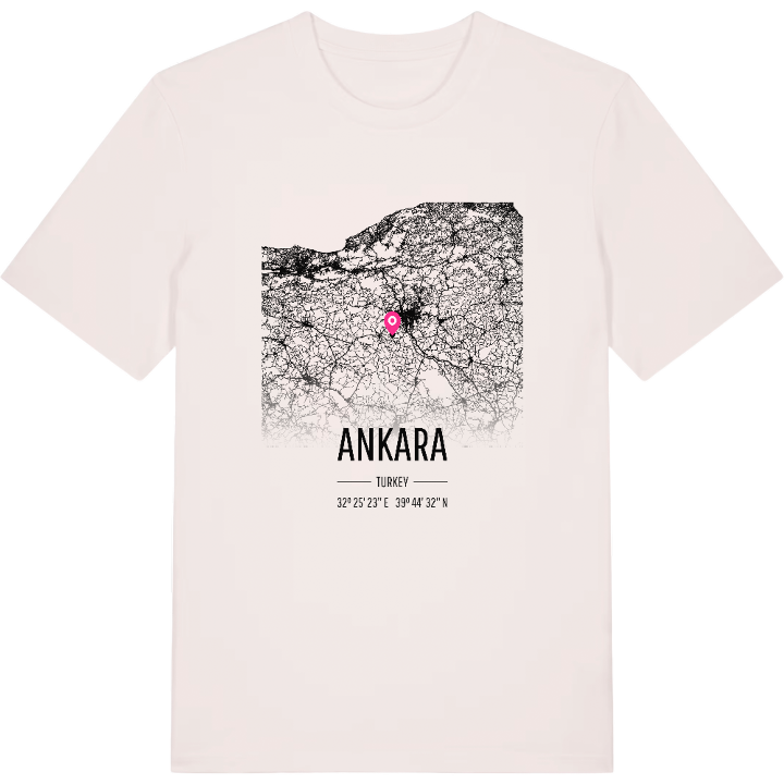 Ankara kort T-shirt – t-shirt fra PinShirt