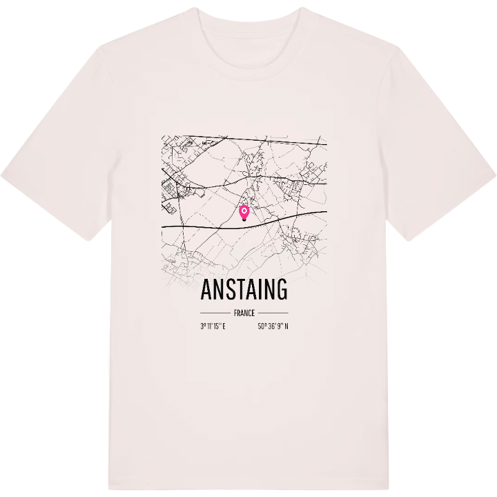 Anstaing kort T-shirt – t-shirt fra PinShirt