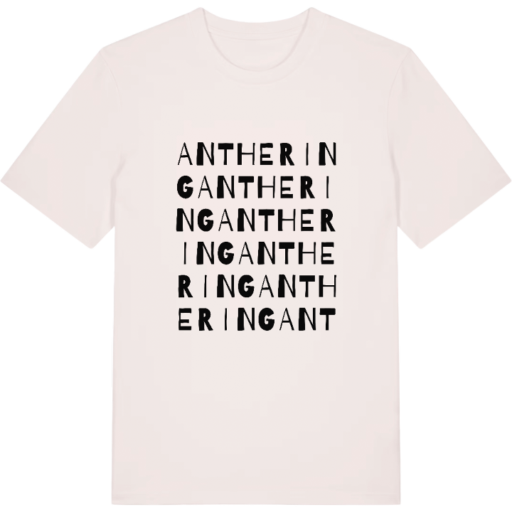 Anthering ordleg T-shirt – t-shirt fra PinShirt
