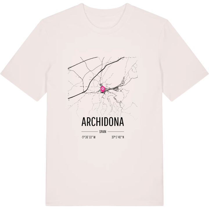 Archidona kort T-shirt – t-shirt fra PinShirt