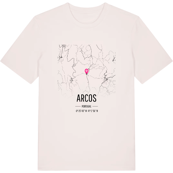 Arcos kort T-shirt – t-shirt fra PinShirt