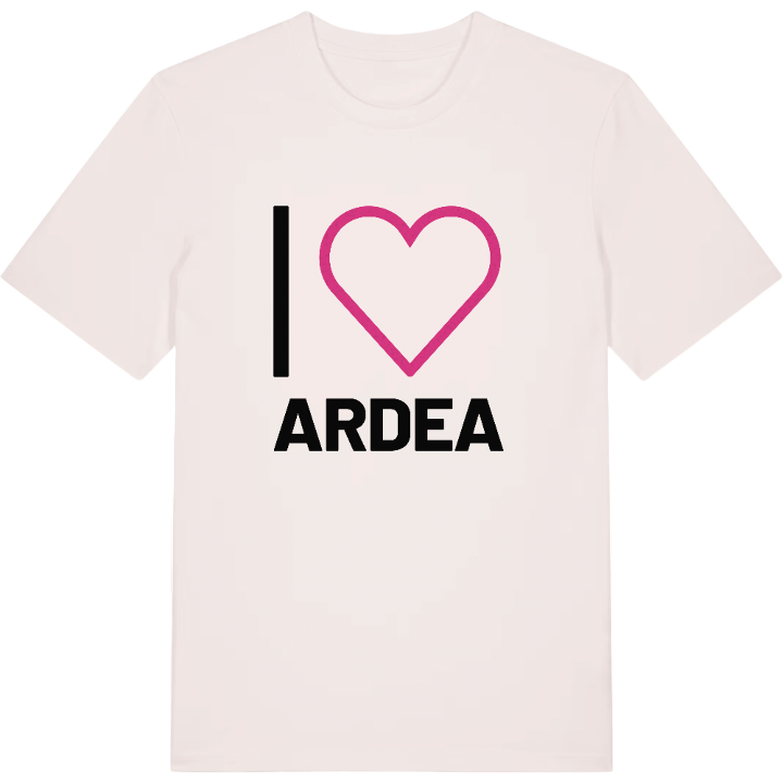 Jeg elsker Ardea T-shirt stort tryk – t-shirt fra PinShirt