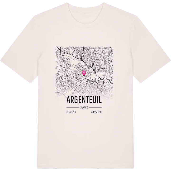 Argenteuil kort T-shirt – t-shirt fra PinShirt