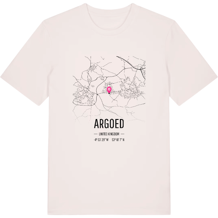 Argoed kort T-shirt – t-shirt fra PinShirt