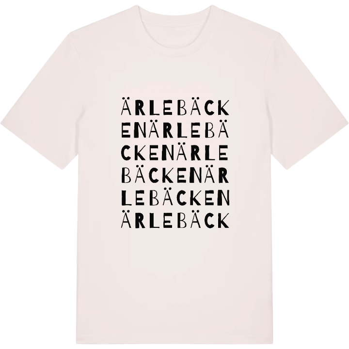 Ärlebäcken ordleg T-shirt – t-shirt fra PinShirt